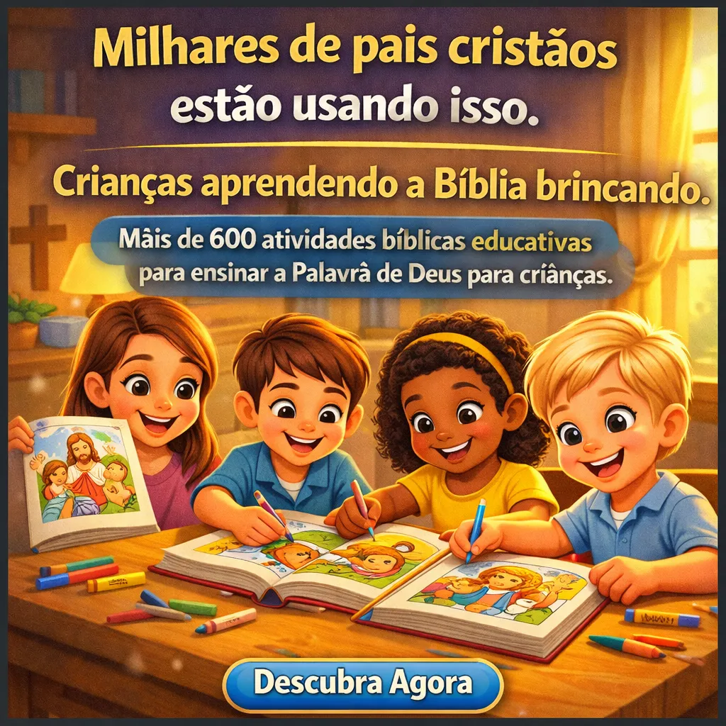 Milhares de pais cristãos usando o material: crianças aprendendo a Bíblia brincando com mais de 600 atividades